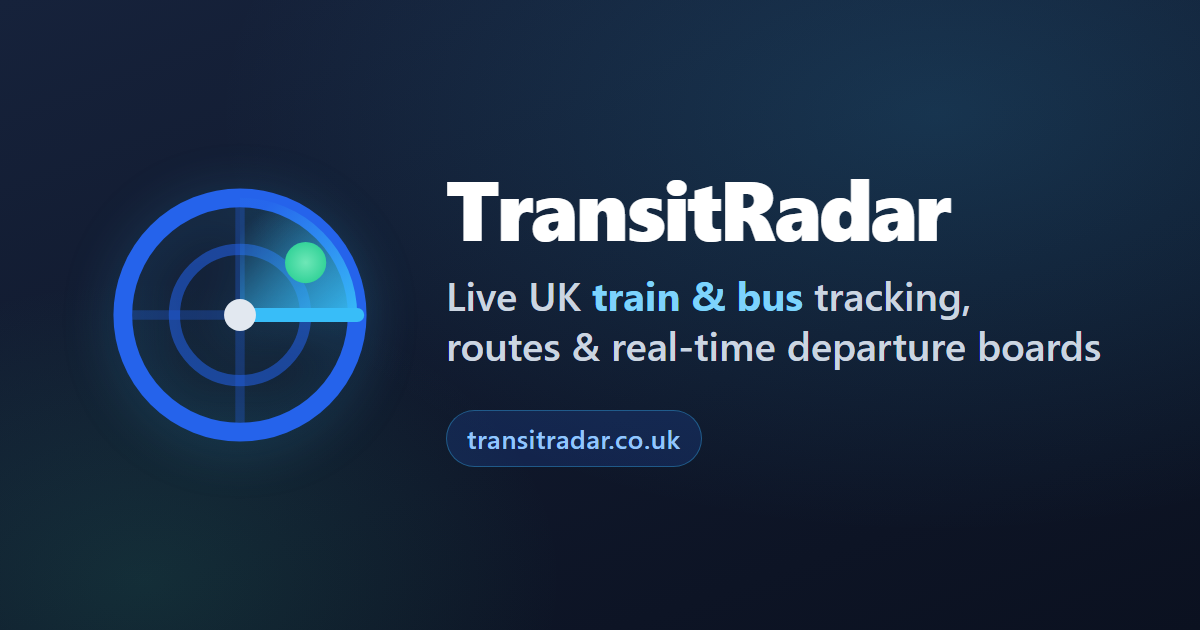 UK bus tracking — TransitRadar